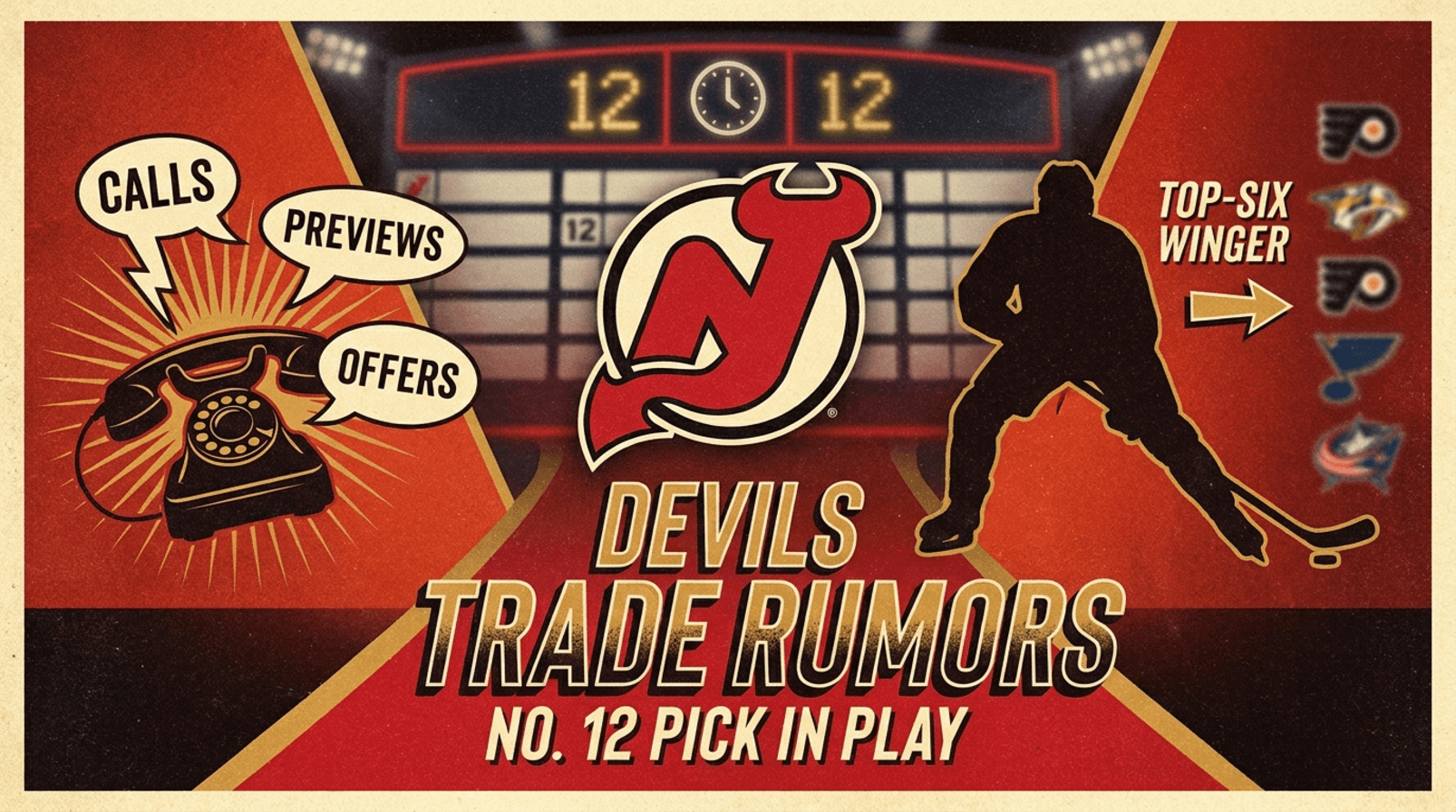 Devils trade rumors surge as draft slots lock in