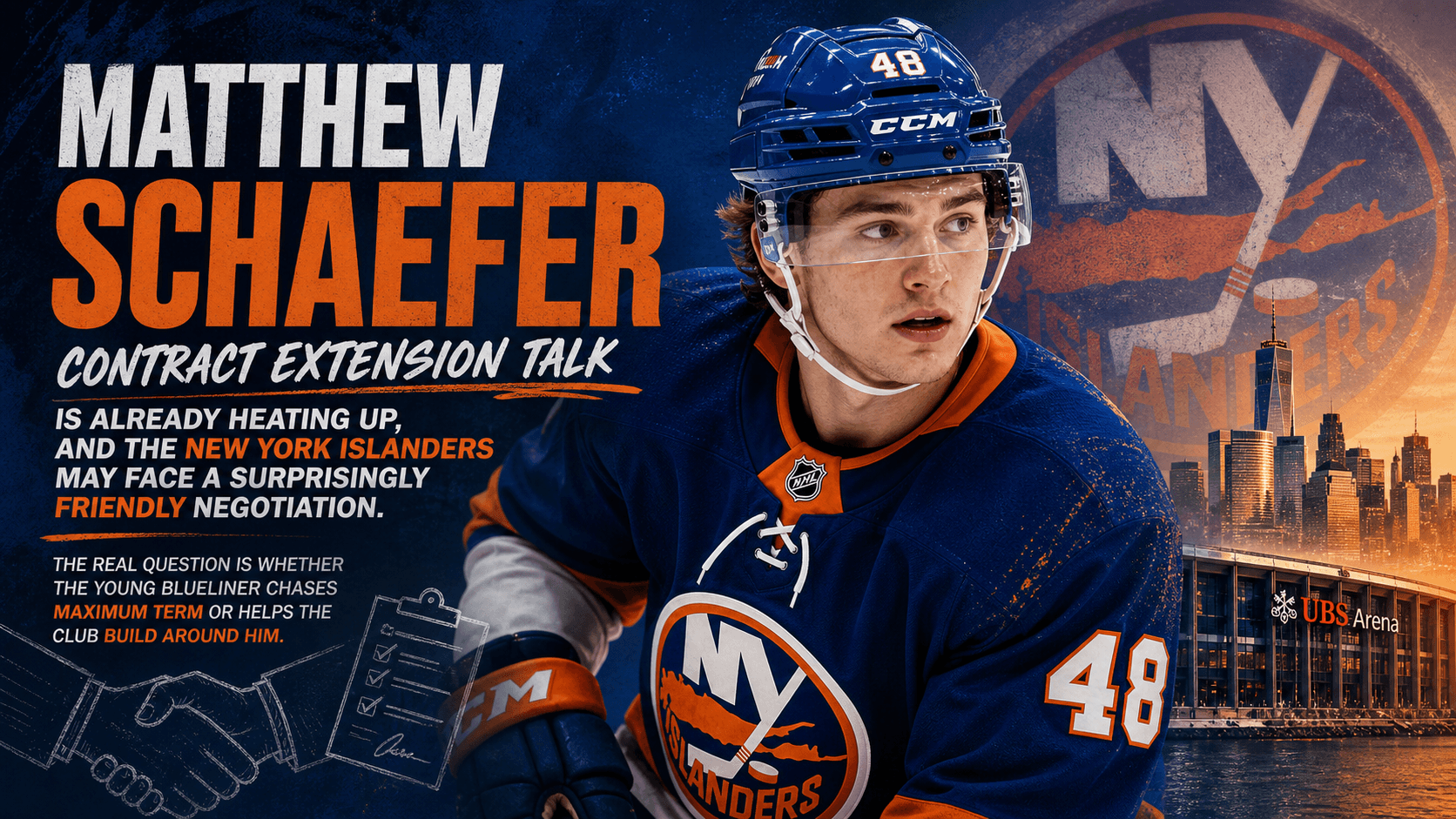 Matthew Schaefer Contract Extension Already Has Islanders Thinking Big