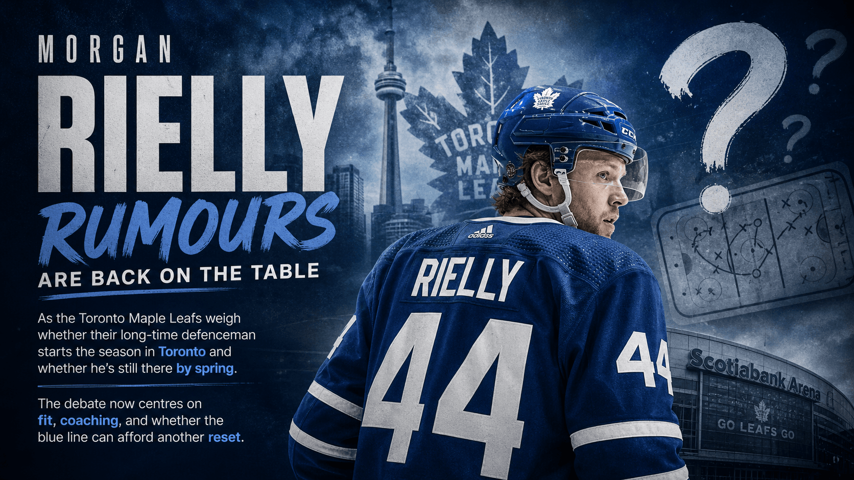 Morgan Rielly Rumours Heat Up as Maple Leafs Face Blue-Line Decision
