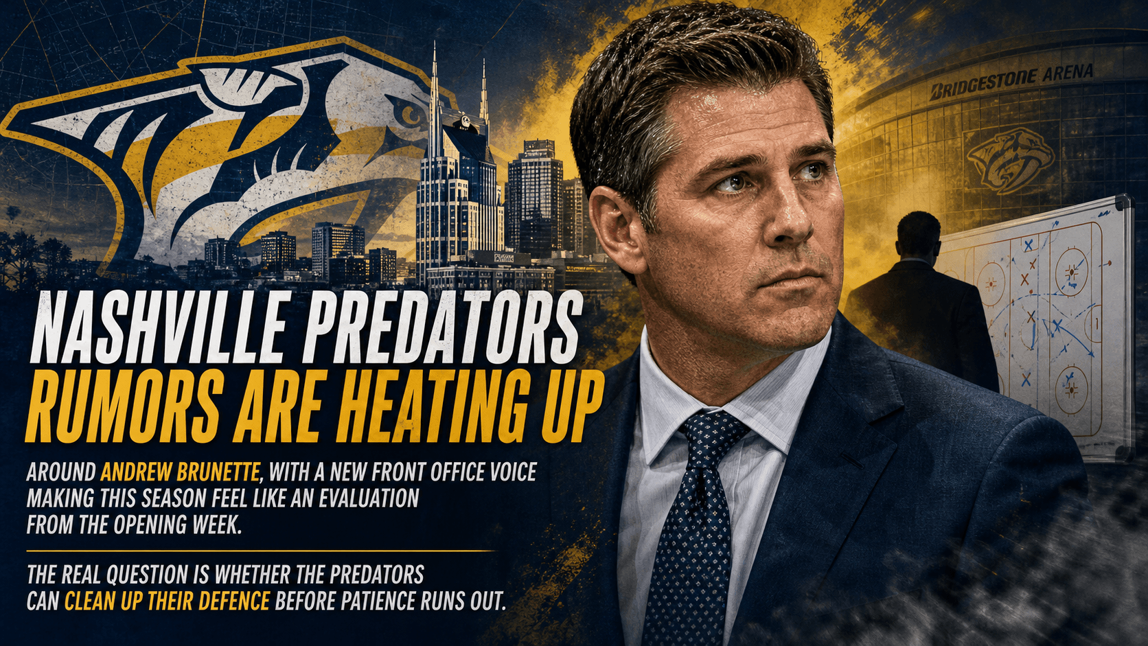 Nashville Predators Rumors Put Andrew Brunette on a Shorter Leash