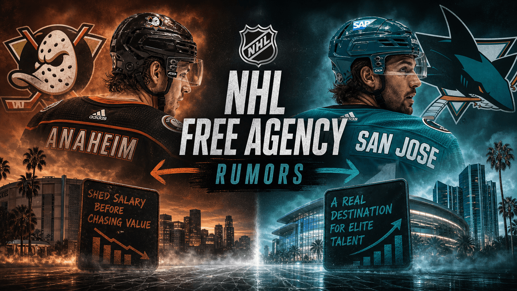 NHL Free Agency Rumors Point to Ducks Buy-Low Targets and Sharks’ Rising Appeal