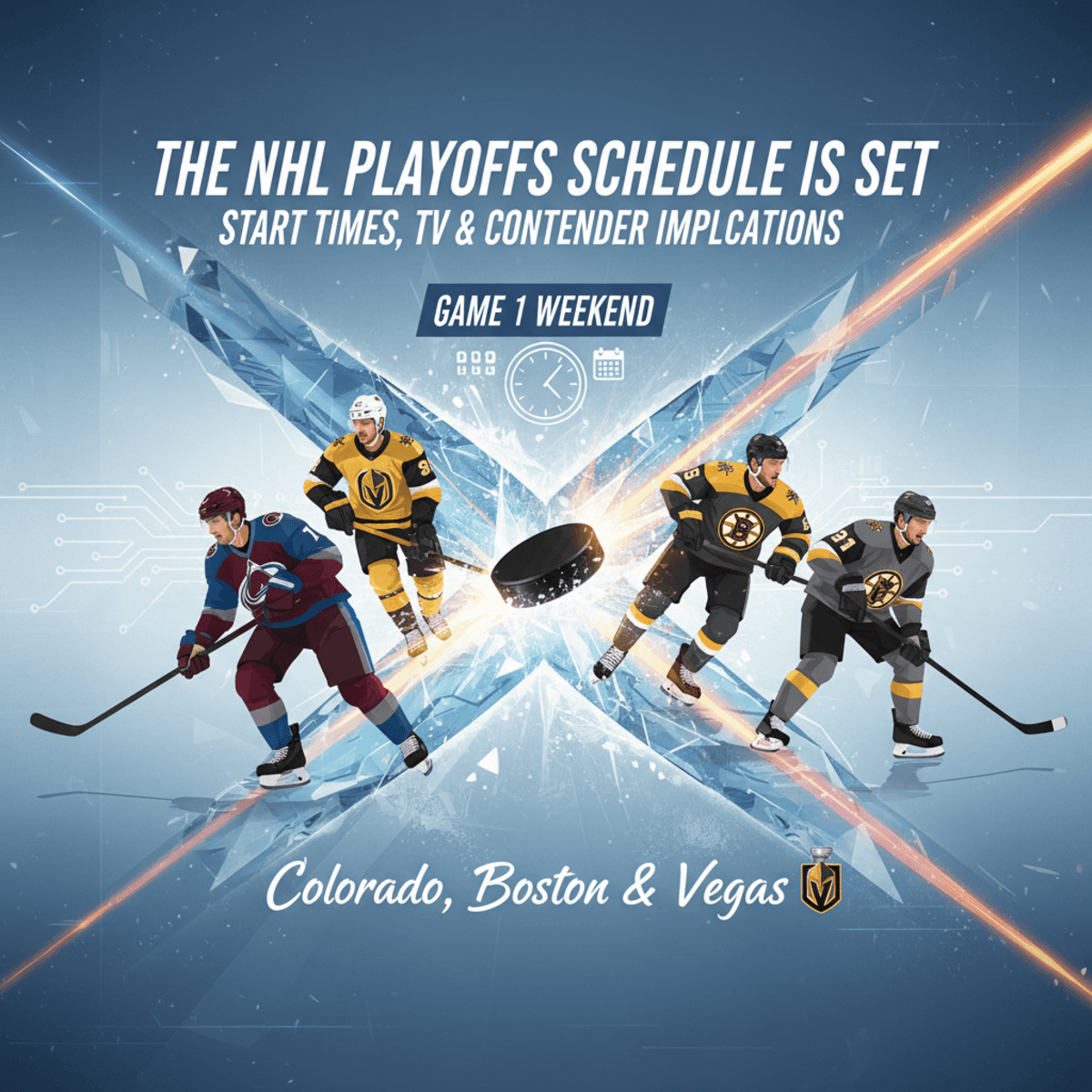 NHL Playoffs Schedule: Game 1 Dates Set, TV Windows, and What It Means for Key Teams