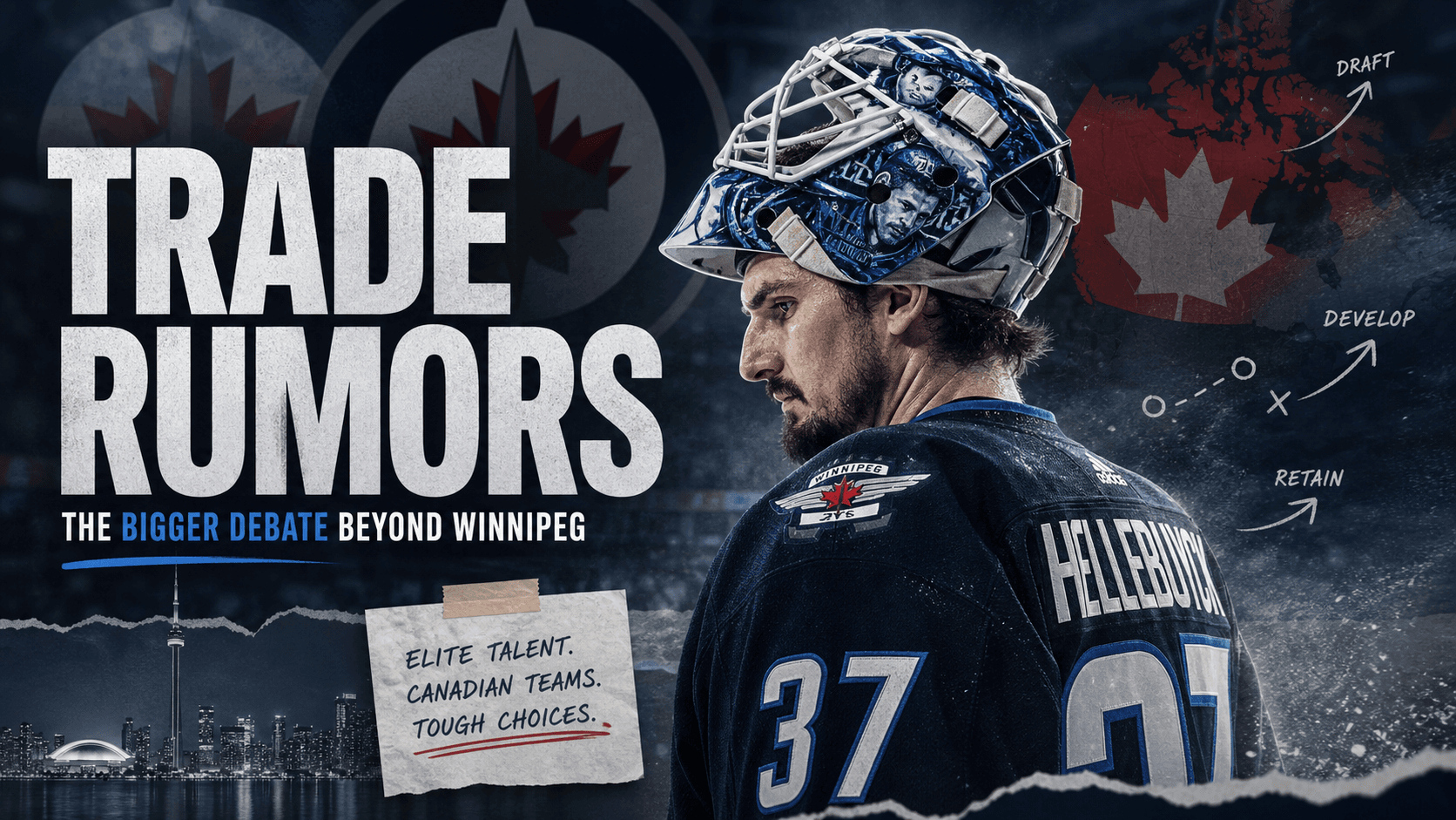 NHL Trade Rumors Swirl After Connor Hellebuyck Trade Request